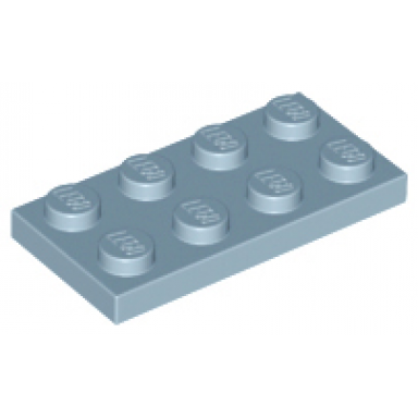 sand blue plate 2 x 4