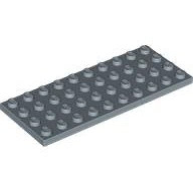 sand blue plate 4 x 10