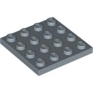 sand blue plate 4 x 4