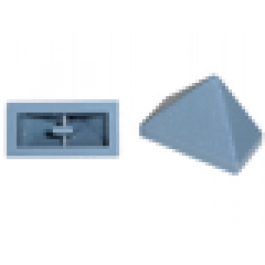 sand blue slope 45 2 x 1 triple with inside bar