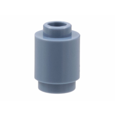 sand blue brick round 1 x 1