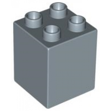 sand blue duplo brick 2 x 2 x 2