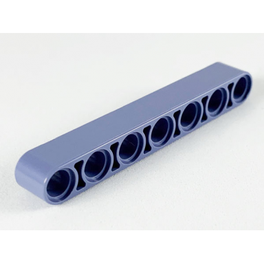 sand blue technic liftarm thick 1 x 7