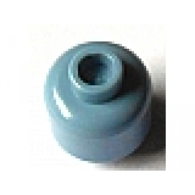 sand blue minifigure head plain