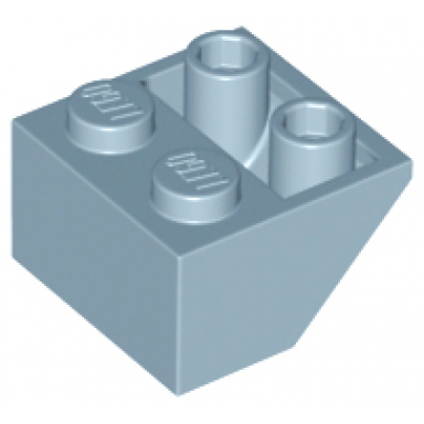 sand blue slope inverted 45 2 x 2 with flat bottom pin