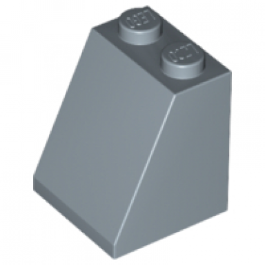 sand blue slope 65 2 x 2 x 2 with bottom tube