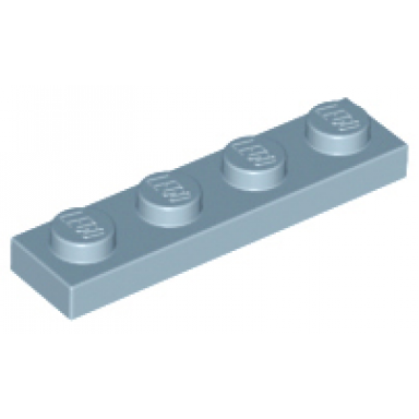 sand blue plate 1 x 4