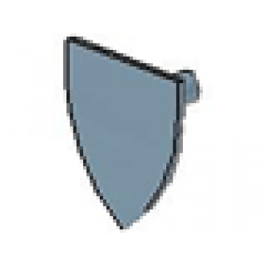sand blue minifigure shield triangular