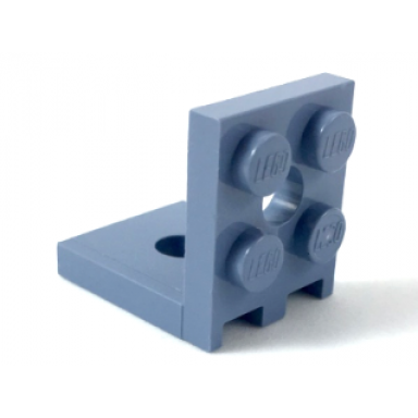 sand blue bracket 2 x 2 - 2 x 2 with 2 holes
