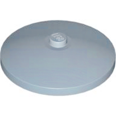 sand blue dish 4 x 4 inverted radar with solid stud