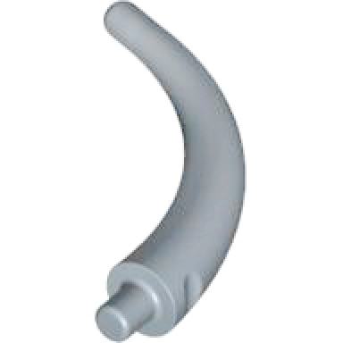 sand blue dinosaur tail end section horn