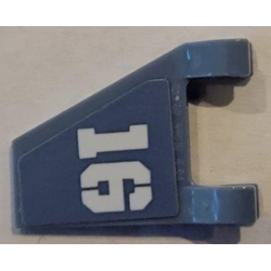 sand blue flag 2 x 2 trapezoid with white 16 pattern model left side sticker - set 70629
