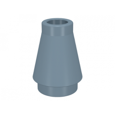 sand blue cone 1 x 1