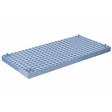 sand blue brick modified 12 x 24 with peg at each corner