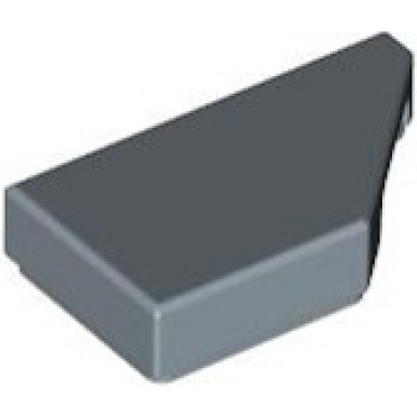 sand blue tile modified 1 x 2 wedge right
