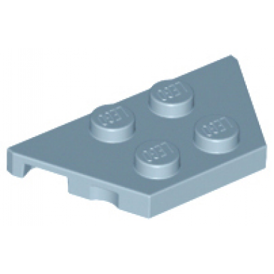 sand blue wedge plate 2 x 4