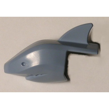 sand blue minifigure headgear head cover shark