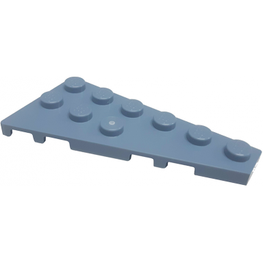 sand blue wedge plate 6 x 3 right