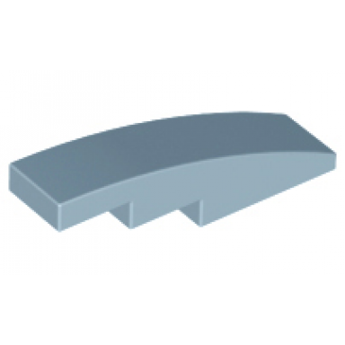 sand blue slope curved 4 x 1
