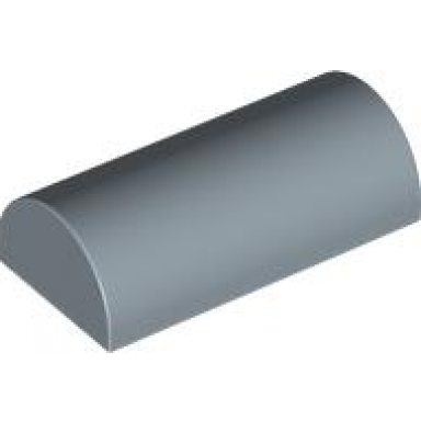 sand blue slope curved 2 x 4 double with groove