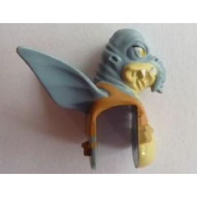 sand blue minifigure head modified sw watto with vest and belt pattern