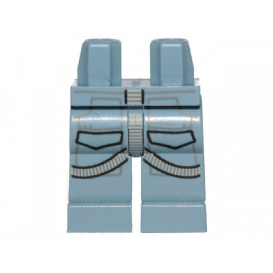 sand blue hips and legs with sw at-at driver and light bluish gray harness pattern
