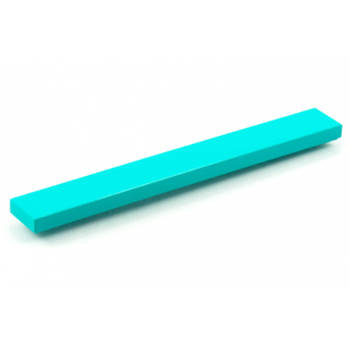 light turquoise tile 1 x 8