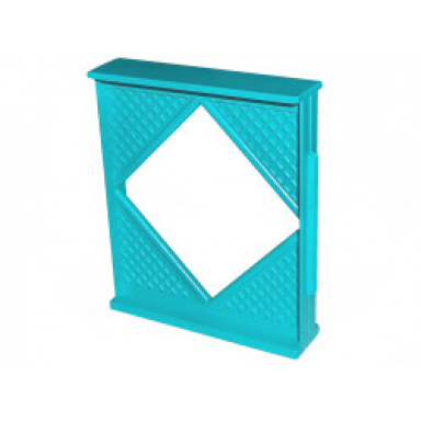scala wall diamond shaped window 8 x 2 x 8