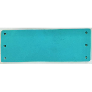 light turquoise foam scala sleeping pad with 6 holes