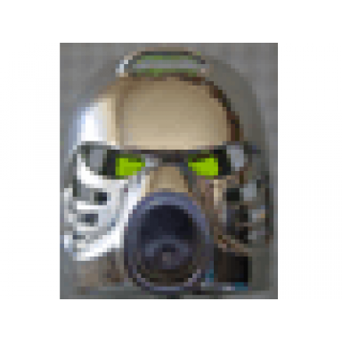 chrome silver bionicle mask hau