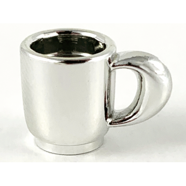 chrome silver scala utensil cup