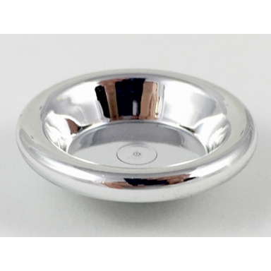 chrome silver minifigure utensil dish 3 x 3