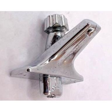 chrome silver tap 1 x 2 spout
