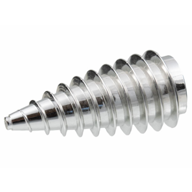 chrome silver cone spiral - rock raiders drill