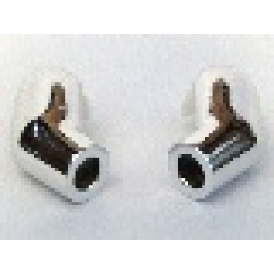 chrome silver arm matching left and right pair