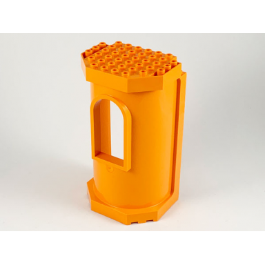 medium orange belville wall tower with window