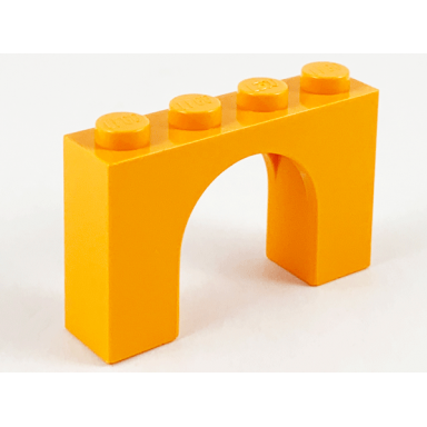 medium orange arch 1 x 4 x 2