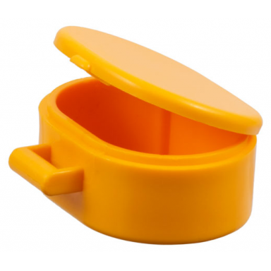 medium orange scala utensil oval case