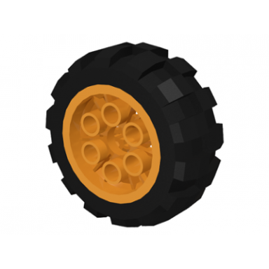 medium orange wheel 20 x 30 balloon medium with black tire 20 x 30 balloon medium 6582 6581