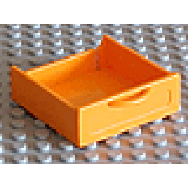 medium orange scala small drawer