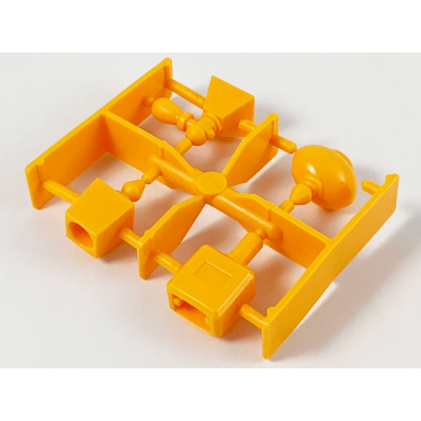 medium orange scala accessories - complete sprue - perfume bottles belville