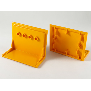 medium orange scala wall shelf 6 x 3 x 4