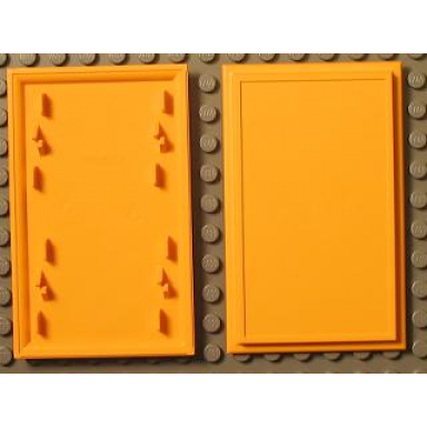 medium orange scala wall panel 6 x 10