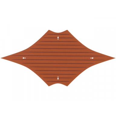 cloth sail 44 x 22 jabbas sail barge with dark brown lines pattern