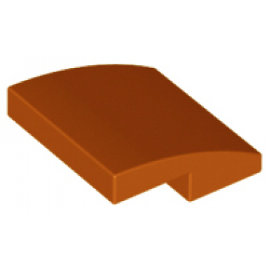 dark orange slope curved 2 x 2 x 2 3