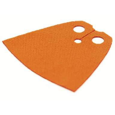 dark orange minifigure cape cloth standard - spongy stretchable fabric - 3.9cm height