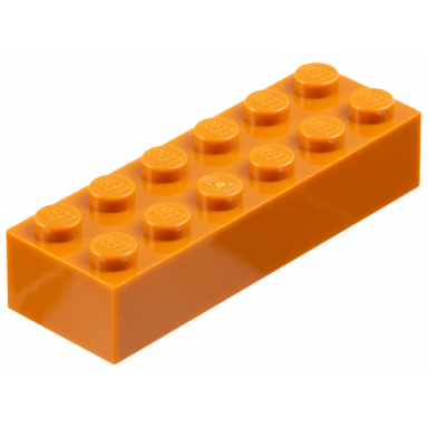 dark orange brick 2 x 6