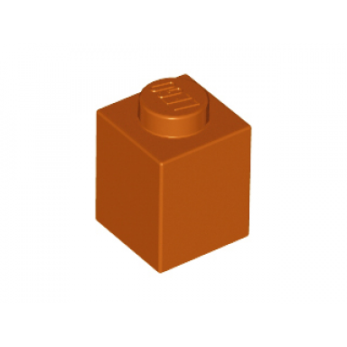 dark orange brick 1 x 1
