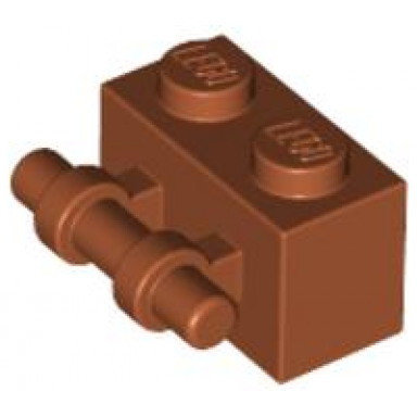 dark orange brick modified 1 x 2 with bar handle on side