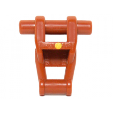 dark orange torso mechanical battle droid with yellow dot pattern